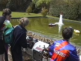 Radio-controlled boats offered more fun than the miniature buildings at The World in Miniature, Goonhavern